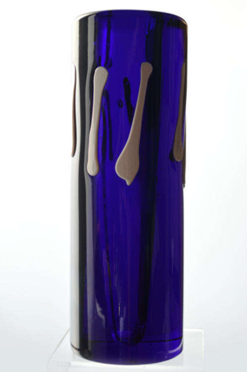 DAZZLINGLY BEAUTIFUL MODERN CZECH ART GLASS VASE DESIGNED BY JAROSLAV SVOBODA (1938-)