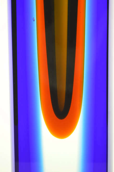 DAZZLINGLY BEAUTIFUL MODERN CZECH ART GLASS ARCHITECTURAL OBJECT, DESIGNED BY MR HLAVKA CONTEMPORARY