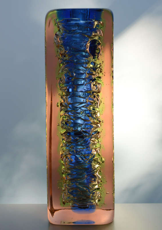 Magnificent rare vase / sculptural object by Frantisek Vizner (1936-2011): A unique collector's item