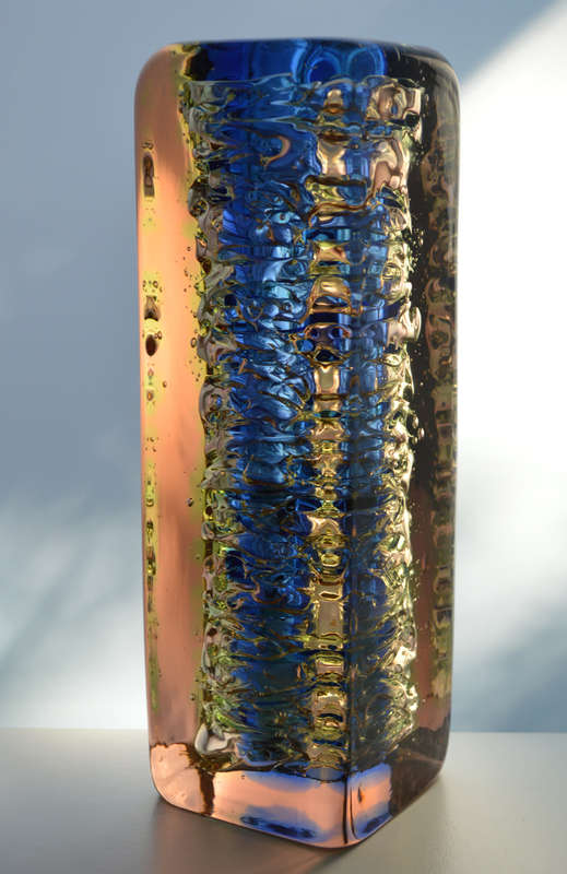 Magnificent rare vase / sculptural object by Frantisek Vizner (1936-2011): A unique collector's item