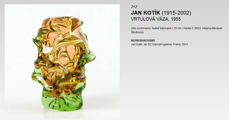* HALLMARK DESIGN: HEAVY SKRDLOVICE PALE -URANIUM- GREEN 'ATLAS' VASE, DESIGNED BY JAN KOTIK