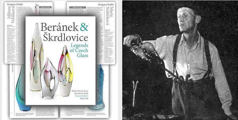 HALLMARK DESIGN: HEAVY SKRDLOVICE `PROPELLER / ATLAS` VASE, DESIGNED BY JAN KOTIK IN 1955
