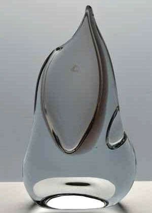 MOST ELEGANT & MOUTHWATERINGLY BEAUTIFUL CZECH ART GLASS VASE, DESIGNED BY JOSEF CVRCEK