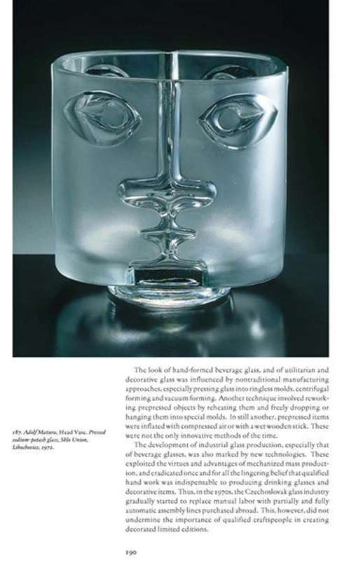 ICONIC COLLECTOR'S ITEM: CZECH ART GLASS: 'MATURA'S HEAD' 1972 DESIGNED BY ALFRED MATURA (1921-1979)