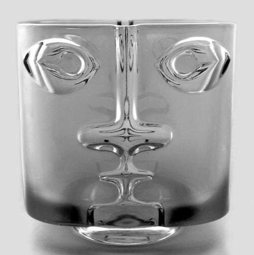 ICONIC COLLECTOR'S ITEM: CZECH ART GLASS: 'MATURA'S HEAD' 1972 DESIGNED BY ALFRED MATURA (1921-1979)