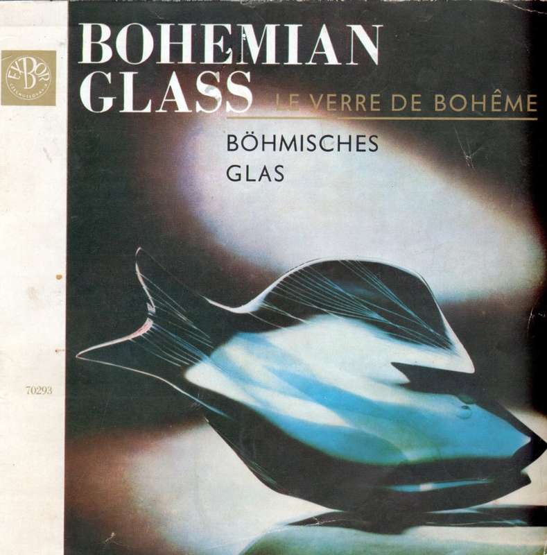 A VERY RARE CULT ITEM: EXBOR FISH GLASS SCULPTURE DESIGNED BY ROZINEK AND HONZIK IN THE 1960s