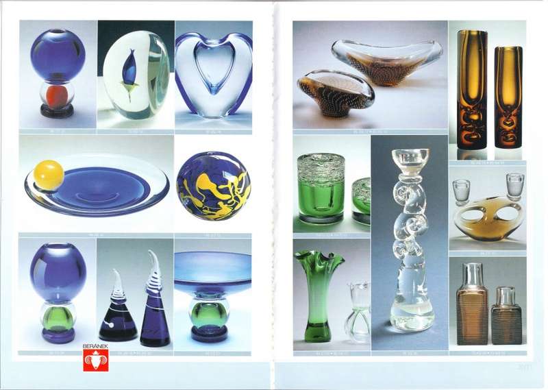 DAZZLING!! HEAVY & THICK-WALLED, AMBER SKRDLOVICE VASE, DESIGNED BY JAN BERANEK (1933-) IN 1980