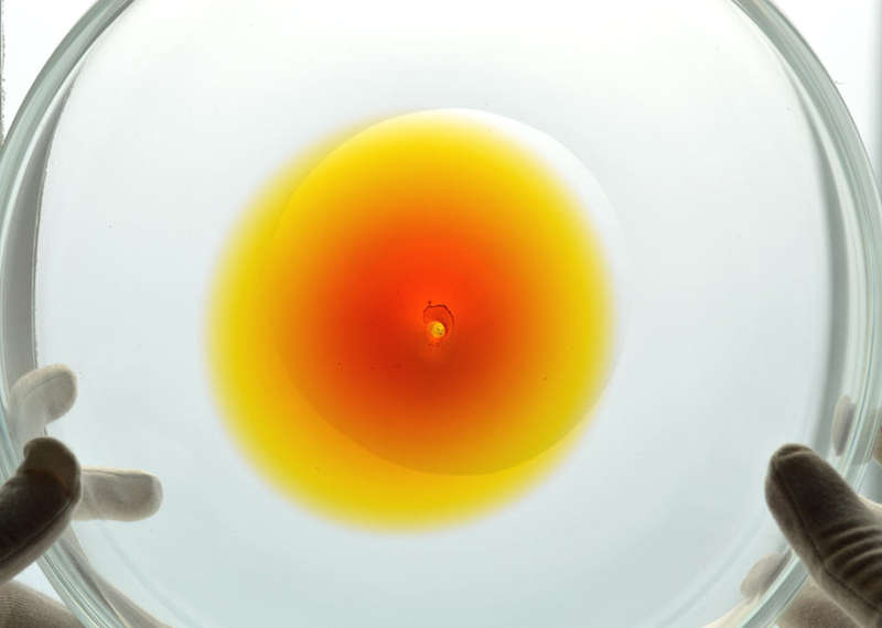 DAZZLINGLY BEAUTIFUL MODERN CZECH ART GLASS ARCHITECTURAL OBJECT, DESIGNED BY TEREZA KOVARIKOVA