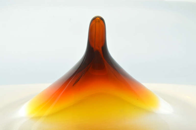 DAZZLINGLY BEAUTIFUL MODERN CZECH ART GLASS ARCHITECTURAL OBJECT, DESIGNED BY TEREZA KOVARIKOVA