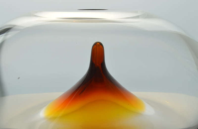 DAZZLINGLY BEAUTIFUL MODERN CZECH ART GLASS ARCHITECTURAL OBJECT, DESIGNED BY TEREZA KOVARIKOVA