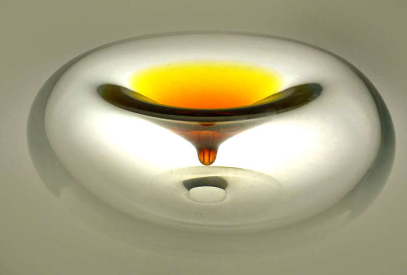 DAZZLINGLY BEAUTIFUL MODERN CZECH ART GLASS ARCHITECTURAL OBJECT, DESIGNED BY TEREZA KOVARIKOVA