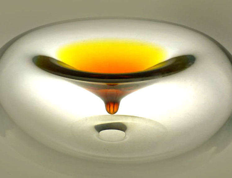 DAZZLINGLY BEAUTIFUL MODERN CZECH ART GLASS ARCHITECTURAL OBJECT, DESIGNED BY TEREZA KOVARIKOVA