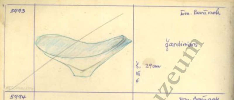 WITH TRACES OF URANIUM!!  A BEAUTY! A RETRO SKRDLOVICE BOWL DESIGNED BY EMMANUEL BERANEK  IN 1959