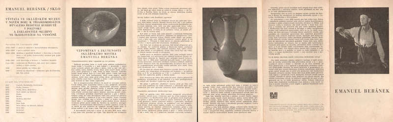 ** FLAGSHIP & HALLMARK DESIGN: SKRDLOVICE VASE FROM THE EARLY 1960s, DESIGNED BY JAN BERANEK IN 1959