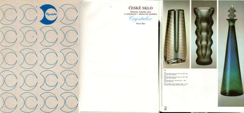 A RARE AUBERGINE CZECH SCULPTURAL ART GLASS VASE, DESIGNED BY OLDRICH LIPSKY FOR EXBOR IN 1960