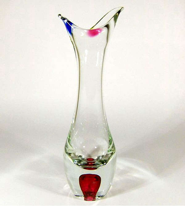 Extra-Large. Elegance, Simplicity. Dazzling, Magnificent Vase: Paul Kedelf (attr ca 1960)