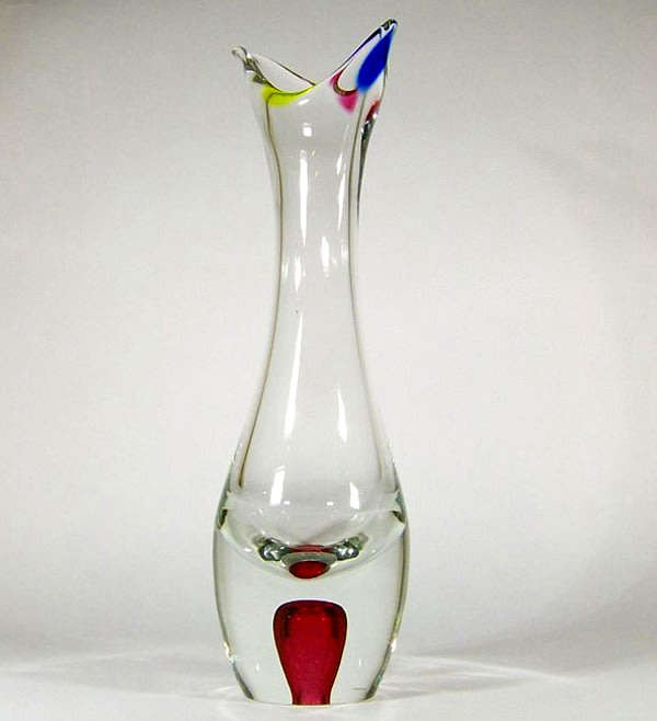 Extra-Large. Elegance, Simplicity. Dazzling, Magnificent Vase: Paul Kedelf (attr ca 1960)