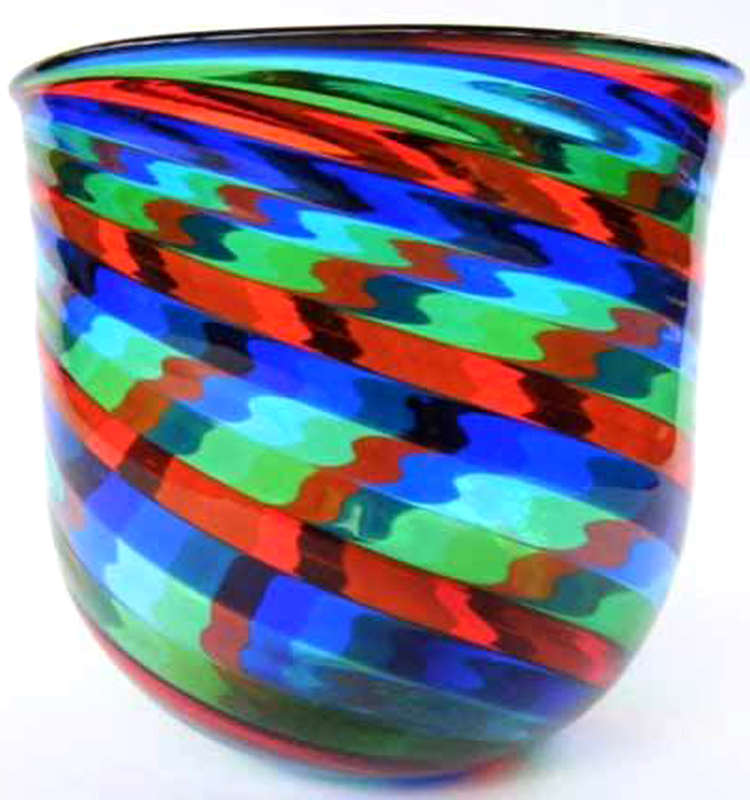 *MAGNIFICENT BEAUTY! BRAND NEW, SIGNED & IN ORIGINAL PACKAGING. MURANO ART VASE IMPORTED FROM ITALY!