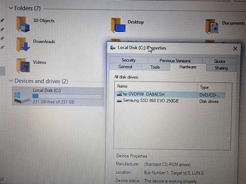 HP 250 G6 Intel N4000 8GB RAM 256GB SSD