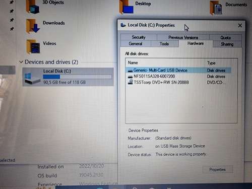 Dell Inspiron 15 N5050 Intel Core i5-2520M 8GB RAM 128GB SSD
