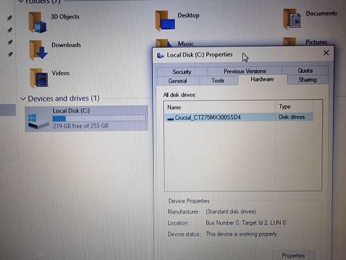 Dell Vostro i7-7500U 8GB RAM 256GB Nvme SSD
