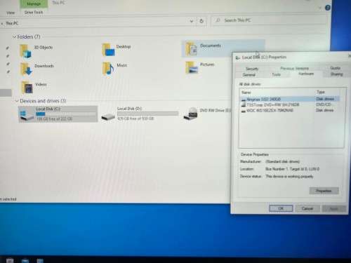 Dell Vostro 3900 desktop - Intel Core i5-4460 - 8GB Ram - 256GB SSD - 1TB HDD