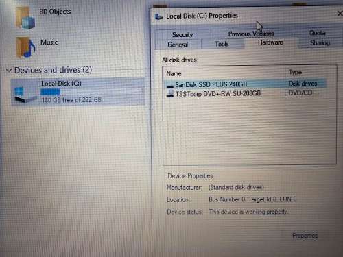 Dell Vostro i3-4005U 4GB RAM 256GB SSD