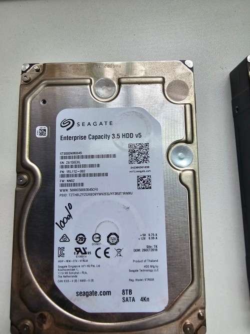 8TB Seagate Enterprise Hard Drive
