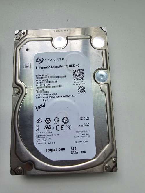 8TB Seagate Enterprise Hard Drive