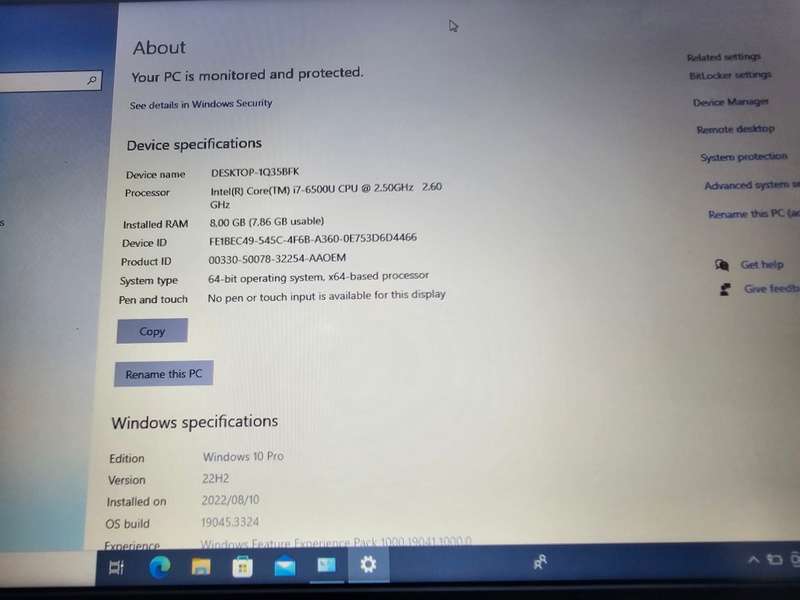 2 x Lenovo E51 i7-6500u 8GB RAM 256GB SSD !One faulty no ram, hdd or battery!