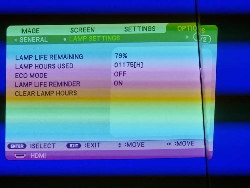 NEC NP-VE303X projector - 79% lamp life