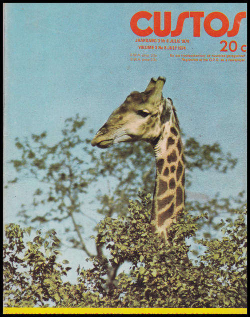 CUSTOS : 1974, JUL (VOL 3 NO 8)
