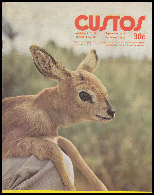 CUSTOS : 1975, SEPT (VOL 4 NO 10)
