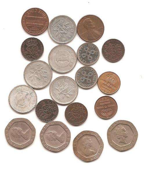 WORLDCOINS LOT OF 19 COINS