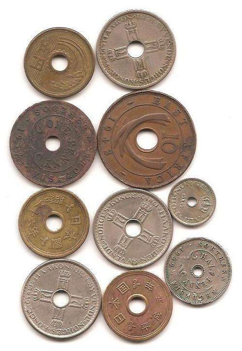 HOLY MONEY :  LOT OF 10 COINS