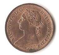 1890 ENGLISH FARTHING