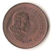 1967 1c ENGLISH RSA  -  UNC  : LOT OF 1 COIN