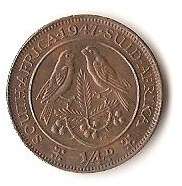 1947 UNION FARTHING : GOOD COIN