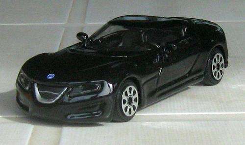 SAAB AERO X CONCEPT 1/43 SCALE BURAGO MINT UNBOXED