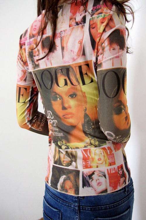 Vogue Girl Tattoo Long Sleeve Shirt - One Size