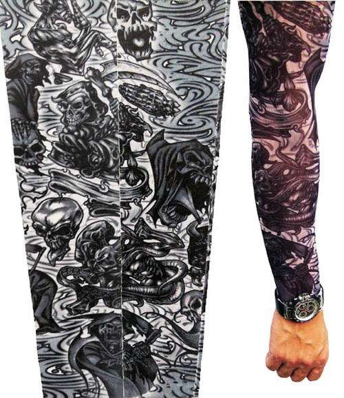 1 x Grim Reaper- tattoo sleeves - one size