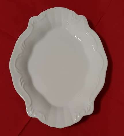 Wiesenthal Porzellan Wirtshaft Kwalitat White Small Oval Platter