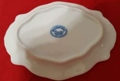 Wiesenthal Porzellan Wirtshaft Kwalitat White Small Oval Platter