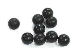 Black Rubber Balls 100's