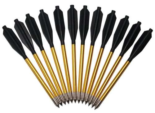 12x 6.5" Steel Crossbow Bolts *BUY1GET1FREE*