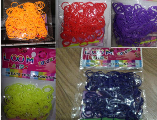 ***BULK LOT- 50 AVAILABLE***200 PIECE LOOM KIT***NEON COLOURS,CHEAP REFILL PACKS!***