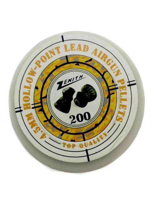 Zenith 4.5mm Hollow-Point Pellets 200pcs