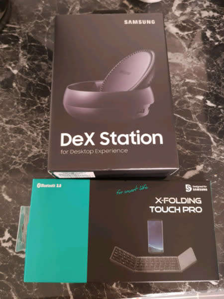 Samsung Dex Station + X-Folding Touch Pro Keyboard