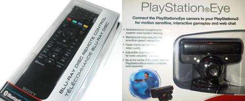 PS3 Blu-Ray Remote + PS Eye