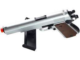 HOPUP AIRSOFT BB GUN COLT BB GUN SILVER
